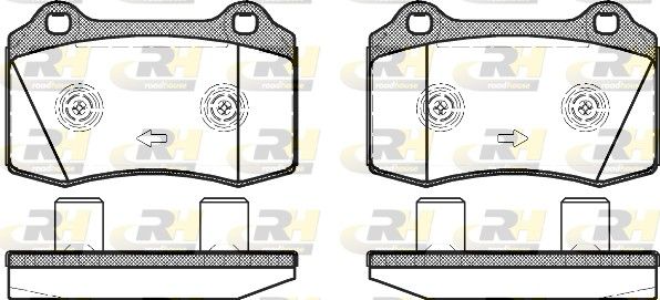 Brake Pad Set, disc brake Ford Focus RS 01-04 esim.