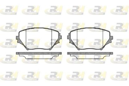 Brake Pad Set, disc brake TOYOTA - 04465-42070