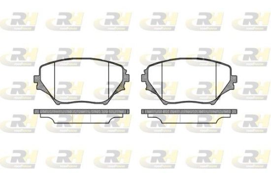 Brake Pad Set, disc brake TOYOTA - 04465-42070