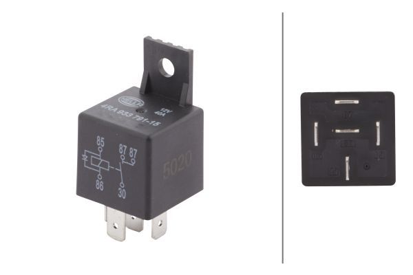 Relay, main current -