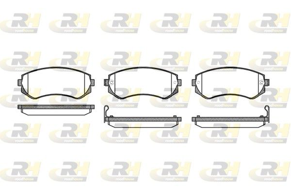 Brake Pad Set, disc brake Nissan ALMERA,PATRIOL 97- esi