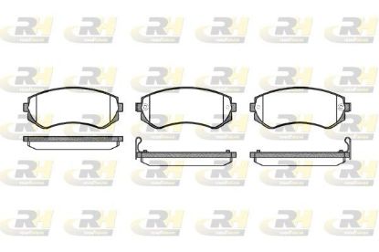 Brake Pad Set, disc brake Nissan ALMERA,PATRIOL 97- esi