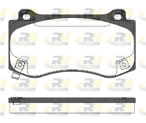 Brake Pad Set, disc brake Jeep 68002 193AA