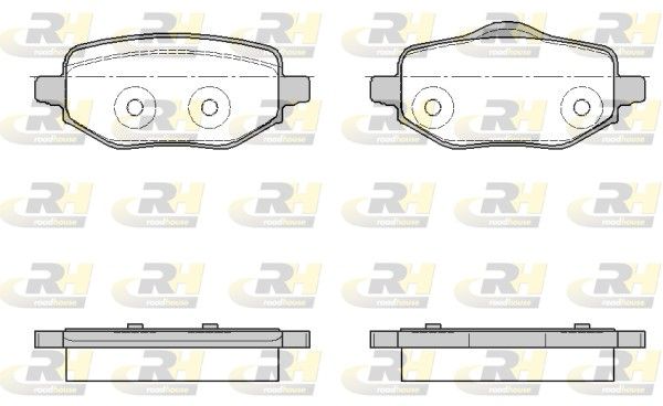 Brake Pad Set, disc brake PSA - 16 803 016 80