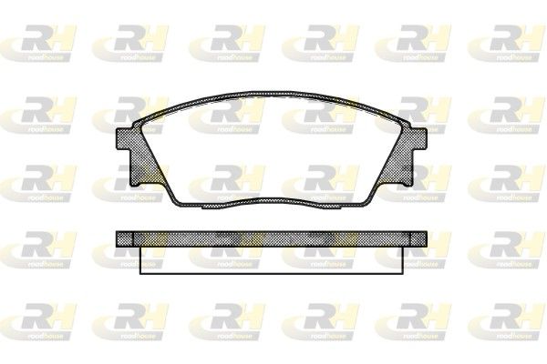 Brake Pad Set, disc brake Subaru MINI 88- esim