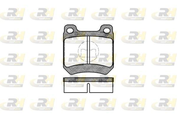 Brake Pad Set, disc brake VW Sirocco 74-80 esim.