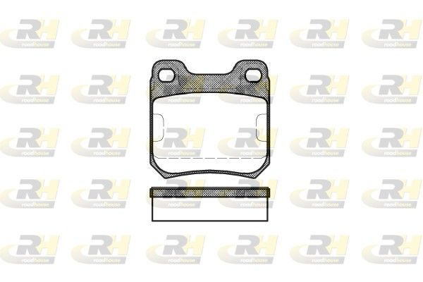 Brake Pad Set, disc brake Opel OMEGA A,B/SENATOR 87-93