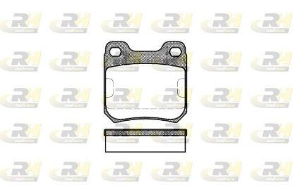 Brake Pad Set, disc brake Opel OMEGA A,B/SENATOR 87-93