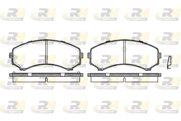 Brake Pad Set, disc brake MAZDA - MS4YP-33-28Z