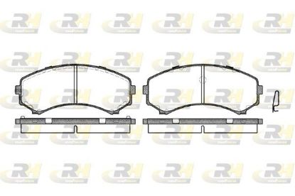 Brake Pad Set, disc brake MAZDA - MS4YP-33-28Z