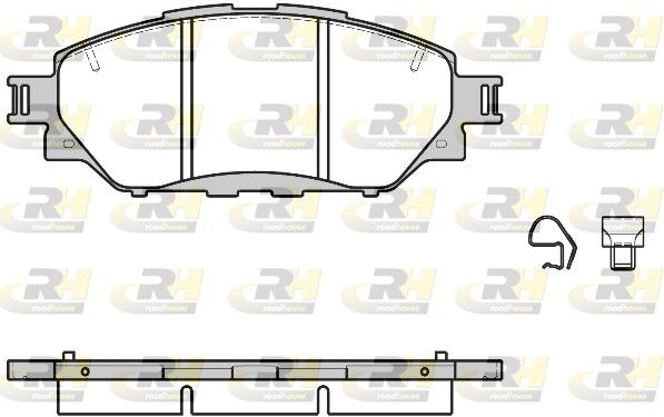 Brake Pad Set, disc brake Toyota