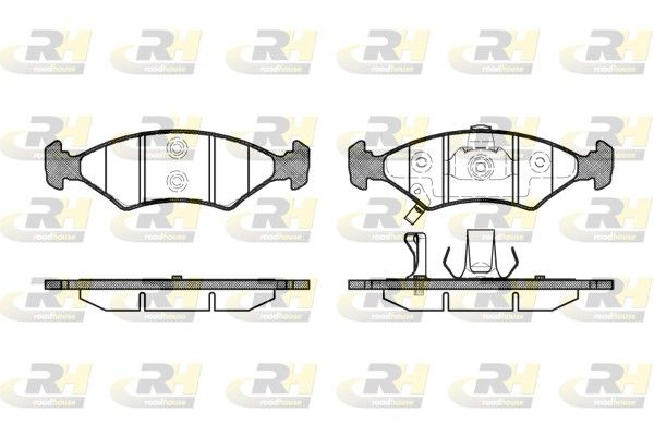 Brake Pad Set, disc brake Kia SEPHIA 95-01 esim.
