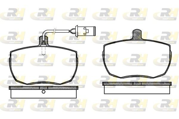 Brake Pad Set, disc brake IVECO Daily esim. 89-