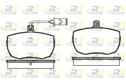 Brake Pad Set, disc brake IVECO Daily esim. 89-