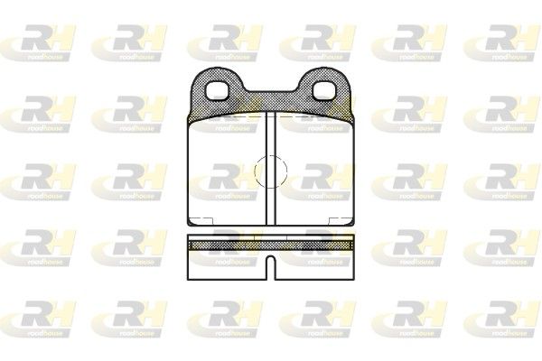 Brake Pad Set, disc brake Opel KADE B 67-73