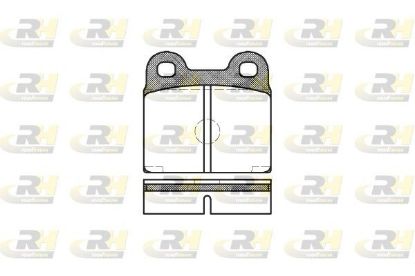 Brake Pad Set, disc brake Opel KADE B 67-73