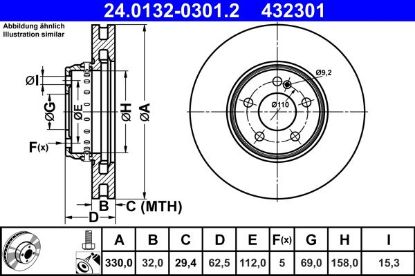Brake Disc MERCEDES-BENZ - 000 421 27 12