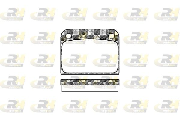 Brake Pad Set, disc brake Saab 99 74-76 tagum.