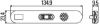 Side Marker Light LED 12V 135x23mm juhtmega