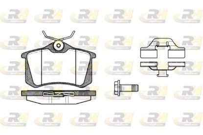 Brake Pad Set, disc brake VAG - 1J0 698 451A