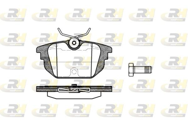 Brake Pad Set, disc brake ALFA 145/146/GTV 95- tagum.