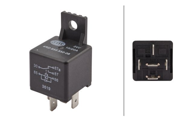 Relay, main current -