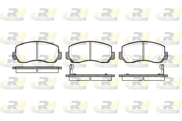 Brake Pad Set, disc brake ASIA MOTORS 93- esim.