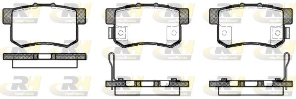Brake Pad Set, disc brake HONDA - 43022-SJF-E00