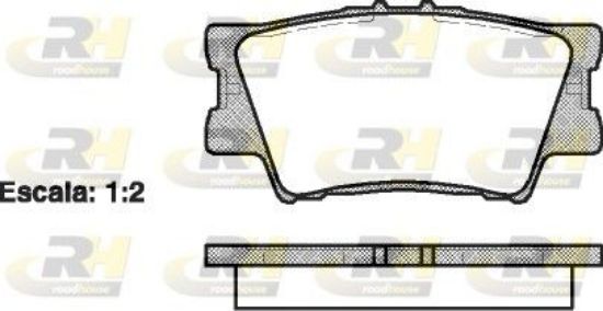 Brake Pad Set, disc brake TOYOTA - 04466-02220