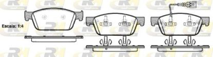Brake Pad Set, disc brake VAG - 7E0 698 151