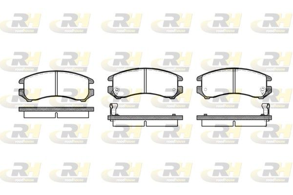 Brake Pad Set, disc brake Nissan SUNNY II 86-91 esim.