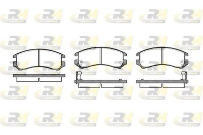 Brake Pad Set, disc brake Nissan SUNNY II 86-91 esim.