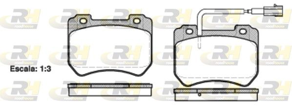 Brake Pad Set, disc brake Spider IV 2.2 JTS