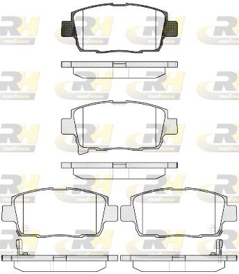Brake Pad Set, disc brake Toyota 06- esim.