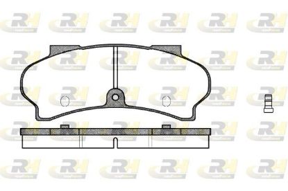 Brake Pad Set, disc brake Peugeot J7,J9