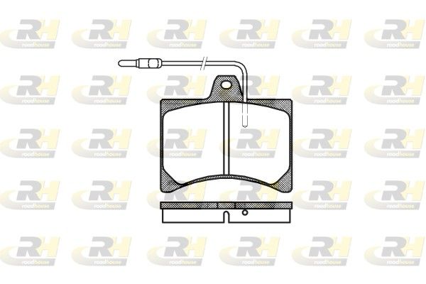 Brake Pad Set, disc brake Citroen VISA 82-85 esim.