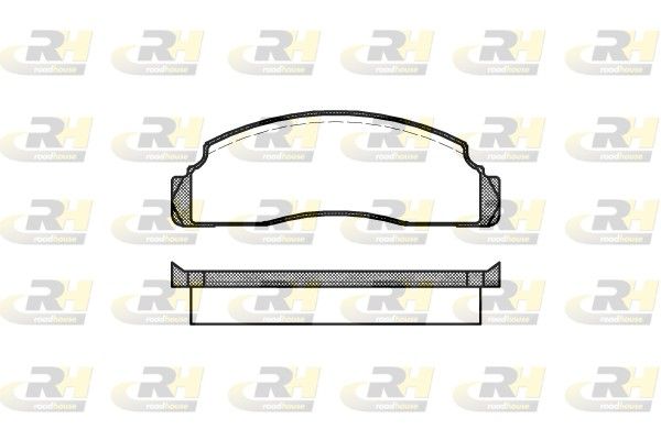 Brake Pad Set, disc brake Ford FIESTA 76-83 esim.