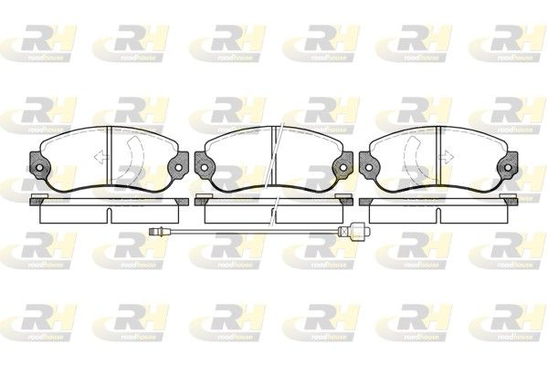 Brake Pad Set, disc brake TALBOT 1510 esim 80-84