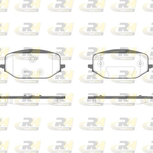 Brake Pad Set, disc brake PSA - 16 478 802 80