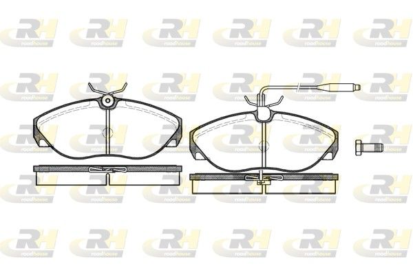 Brake Pad Set, disc brake PSA - 16 172 804 80