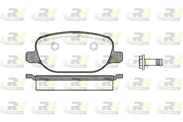 Brake Pad Set, disc brake ALFA ROMEO - 77364273