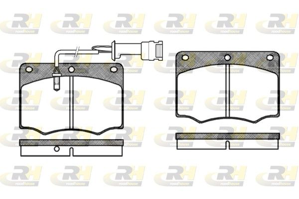 Brake Pad Set, disc brake Ford GRANADA 77-85 esim.
