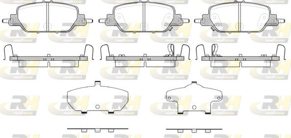 Brake Pad Set, disc brake HONDA - 43022-TLA-A00