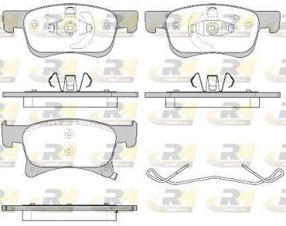 Brake Pad Set, disc brake GENERAL MOTORS - 95517029