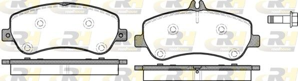 Brake Pad Set, disc brake MERCEDES-BENZ - 005 420 48 20