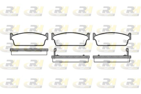 Brake Pad Set, disc brake Nissan 200SX 88-93 tagum.