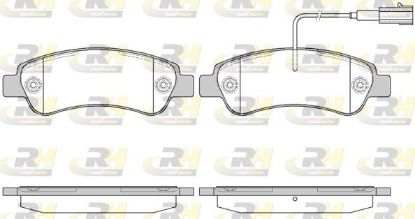 Brake Pad Set, disc brake PSA - 16 124 341 80