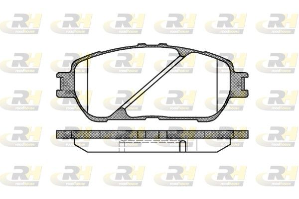 Brake Pad Set, disc brake Lexus ES 98- esim.