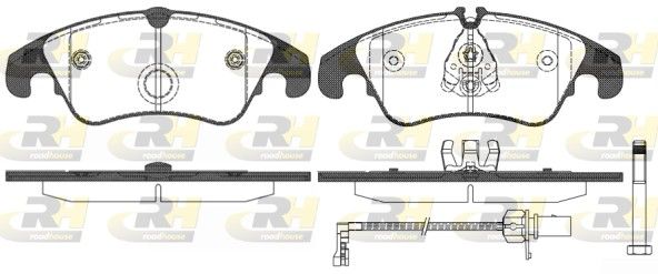 Brake Pad Set, disc brake VAG - 4G0 698 151D