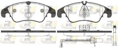 Brake Pad Set, disc brake VAG - 4G0 698 151D